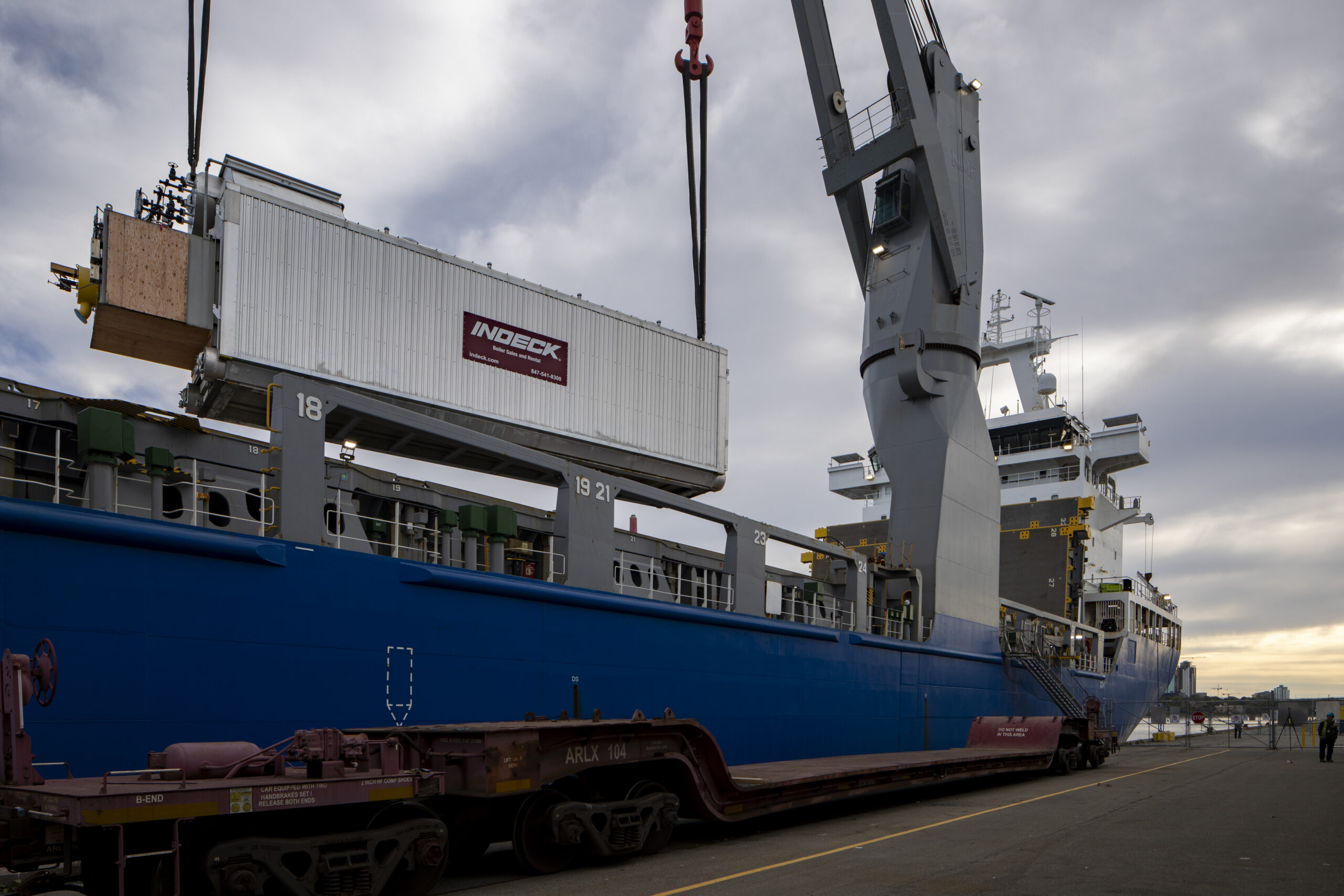 Smooth Sailing Indeck’s Boiler Shipment Triumph at Port of Halifax